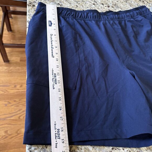 MSX By Michael Strahan Mens Modern Blue Premium Ultra Stretch Athletic Shorts 2X - Picture 6 of 8